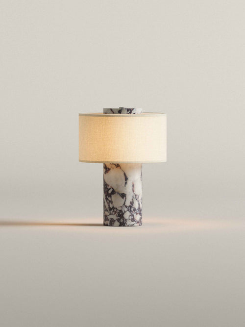 Auríe Portable Lamp | Calacatta Viola