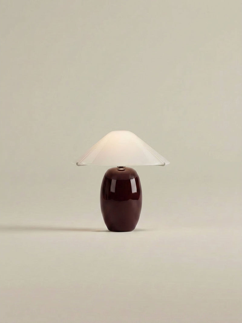 Maríel Portable Lamp | Red Ceramic
