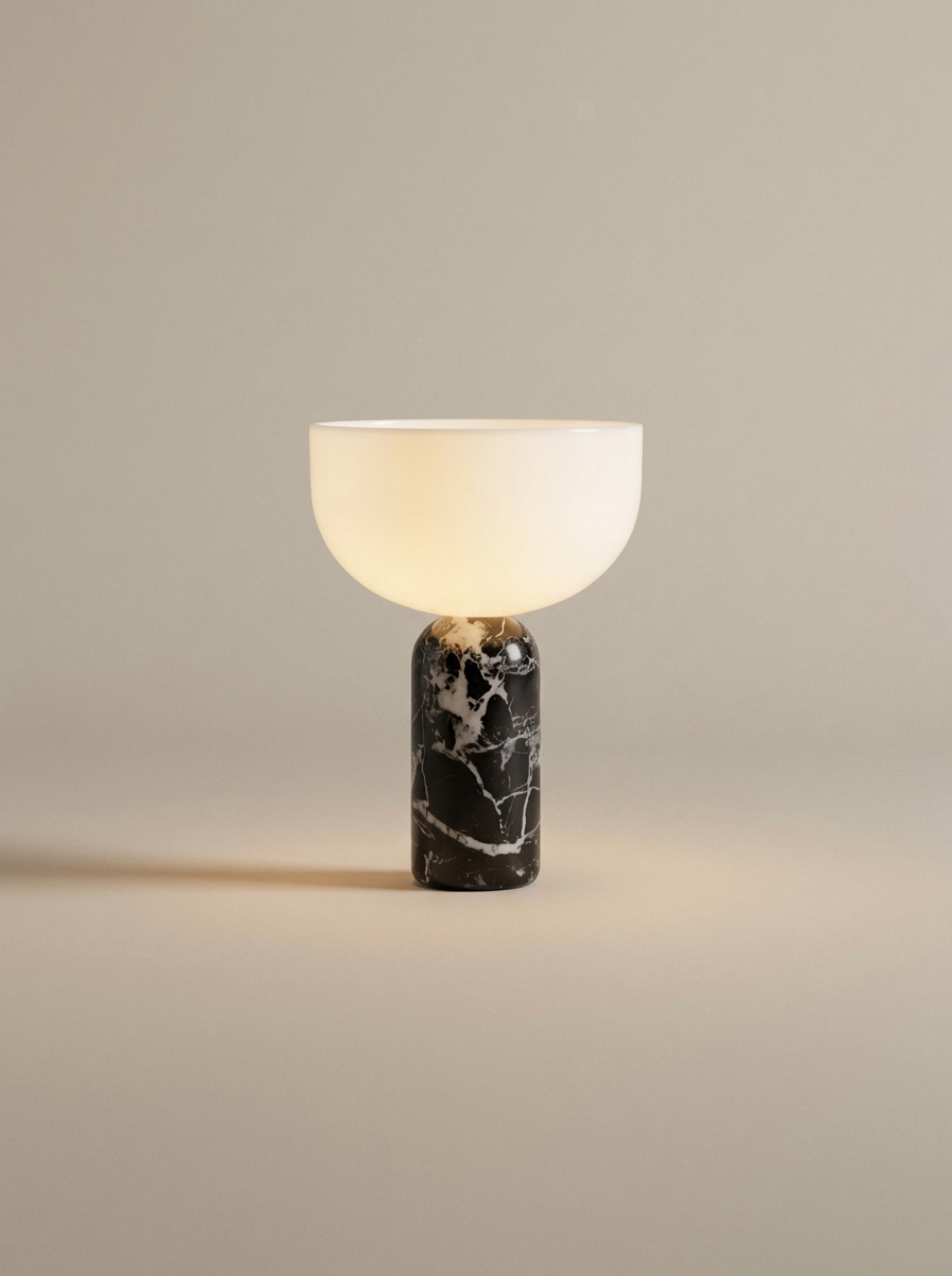 Aurelio Lamp | Dark Marble — product view 1