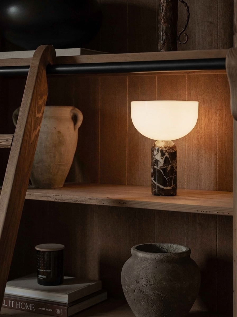 Aurelio Lamp | Dark Marble — product view 6