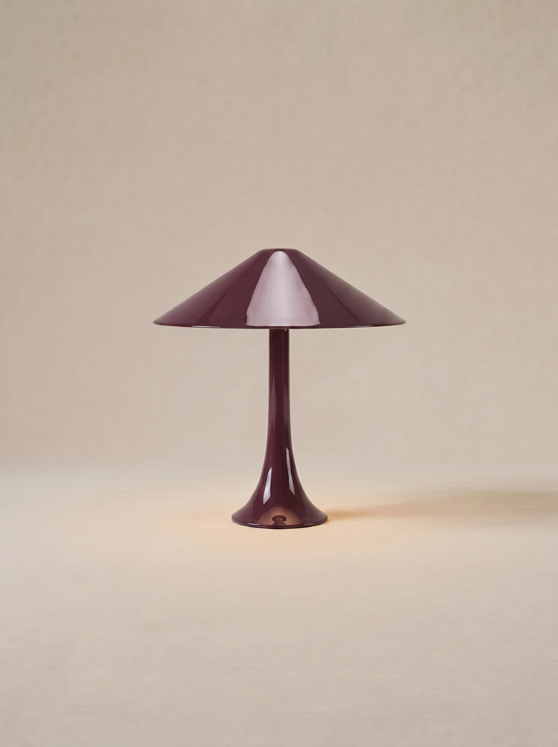 Nova Large Portable Lamp | Burgundy