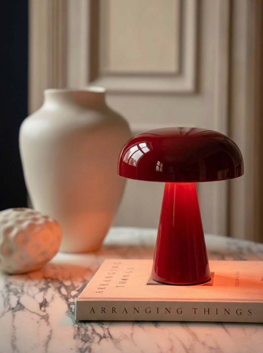 Lorenzo Lamp | Burgundy — product view 2