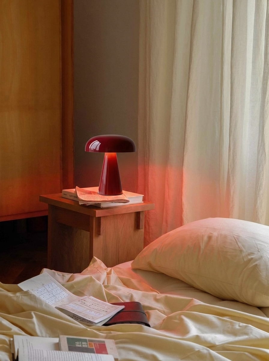 Lorenzo Lamp | Burgundy — product view 3