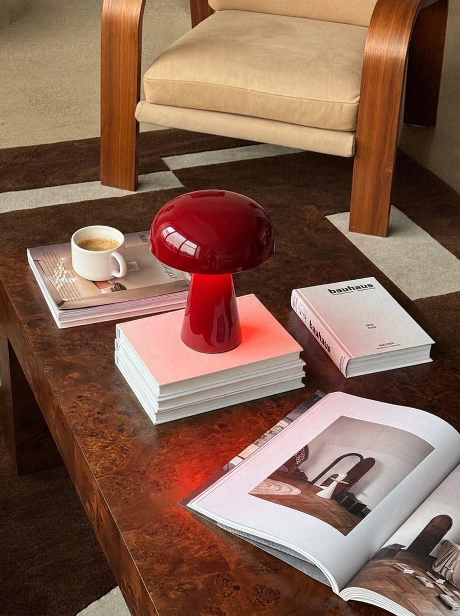 Lorenzo Lamp | Burgundy — product view 5