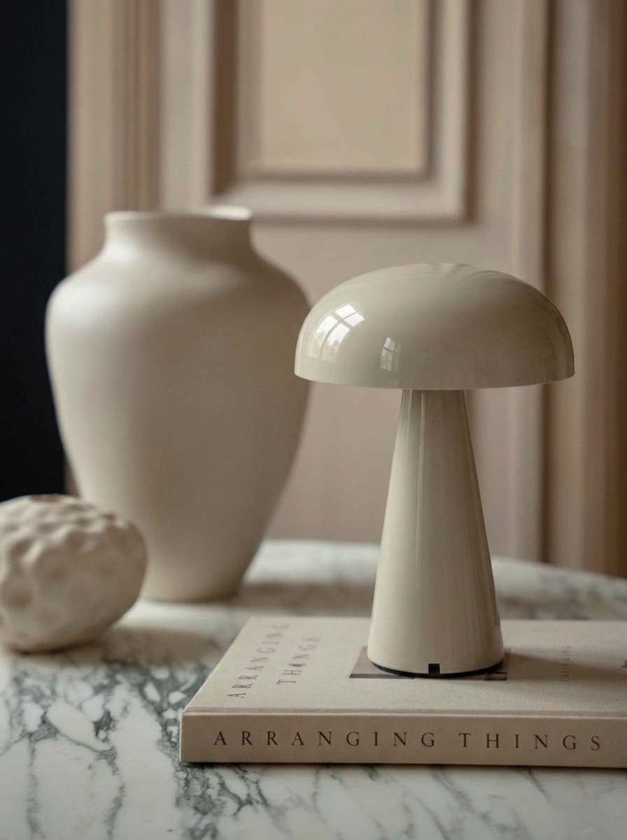 Lorenzo Lamp | Cream — styled product view