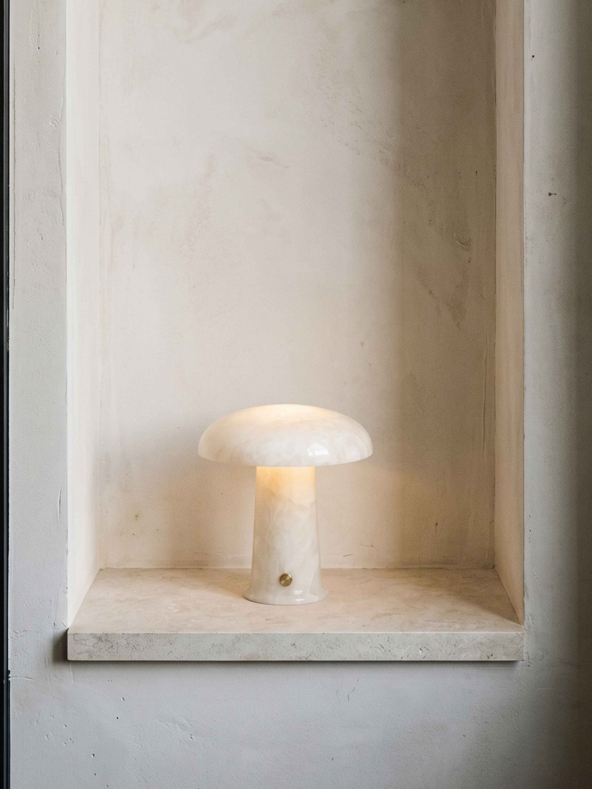 Cera Mini Portable Lamp | Alabaster image 5