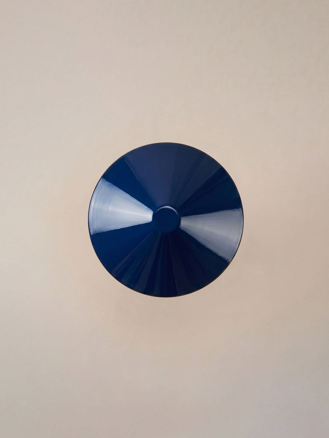 Nova Large Portable Lamp | Chrome & Dark Blue image 5