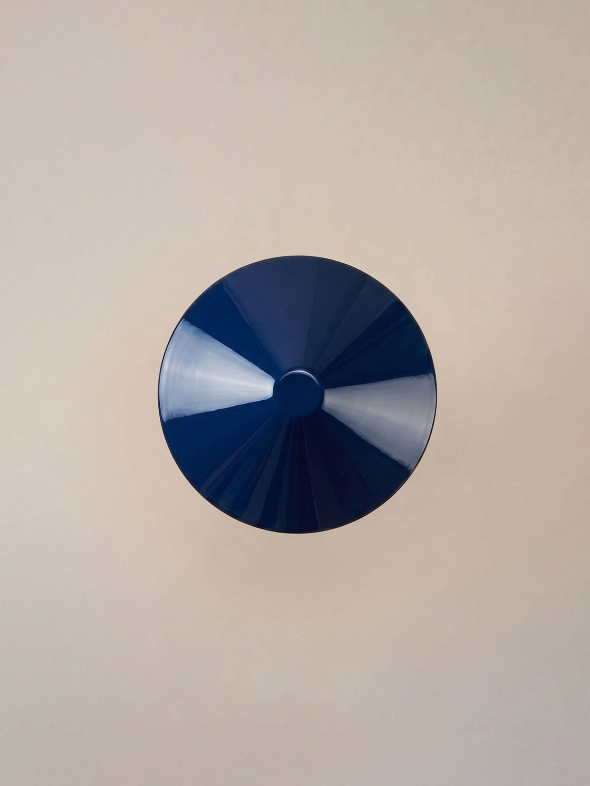 Nova Large Portable Lamp | Chrome & Dark Blue image 5
