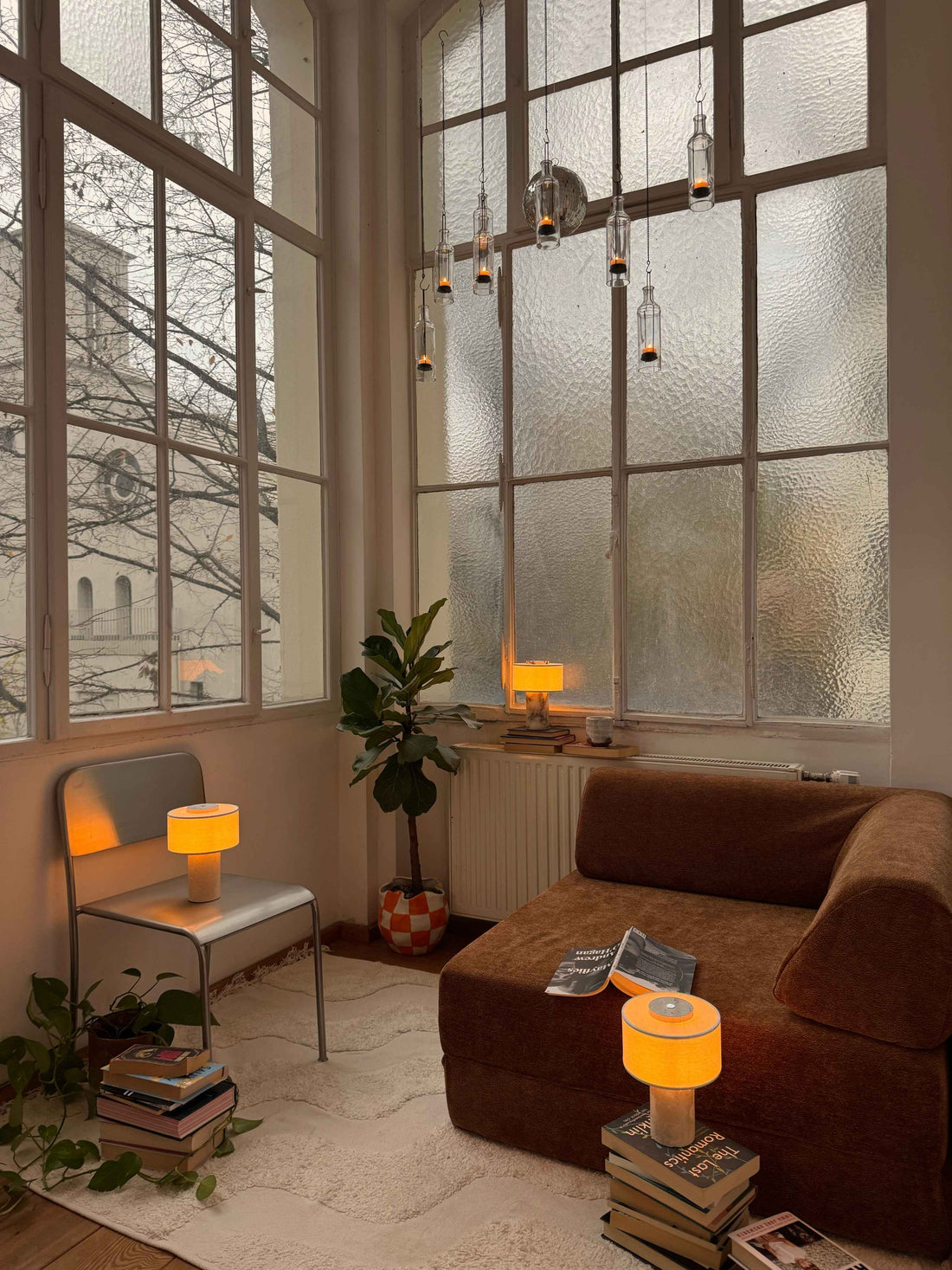 Auríe Portable Lamp | Travertine image 11