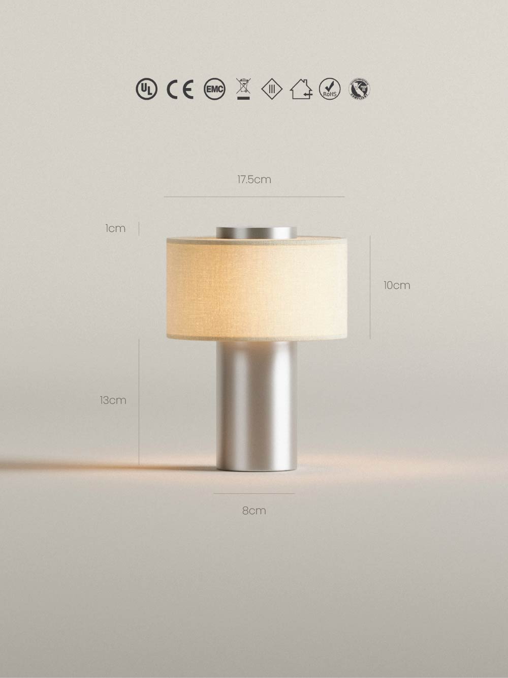 Auríe Portable Lamp | Satin Aluminium image 8