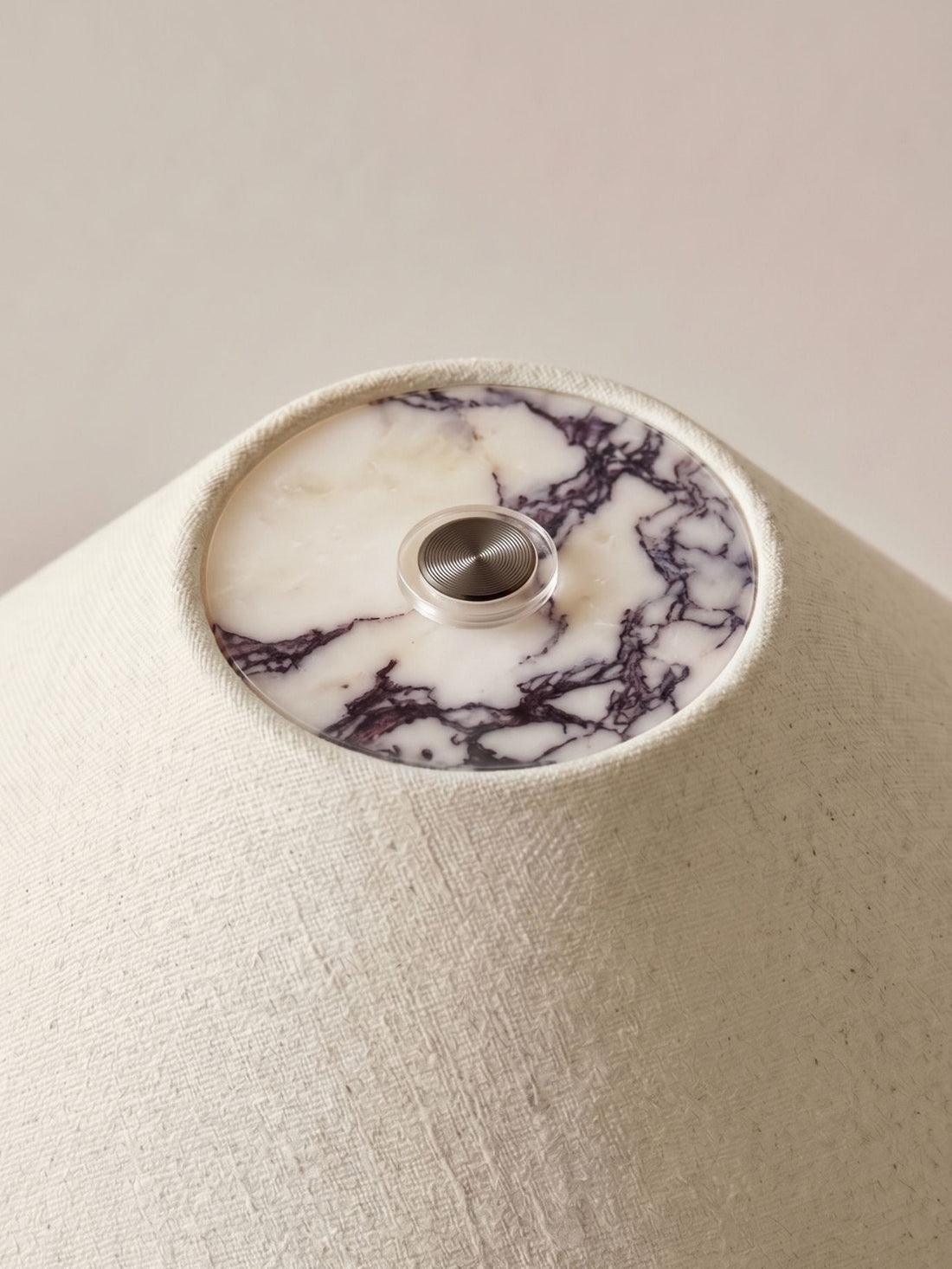 Rossa Portable Lamp | Calacatta Viola & Linen image 9