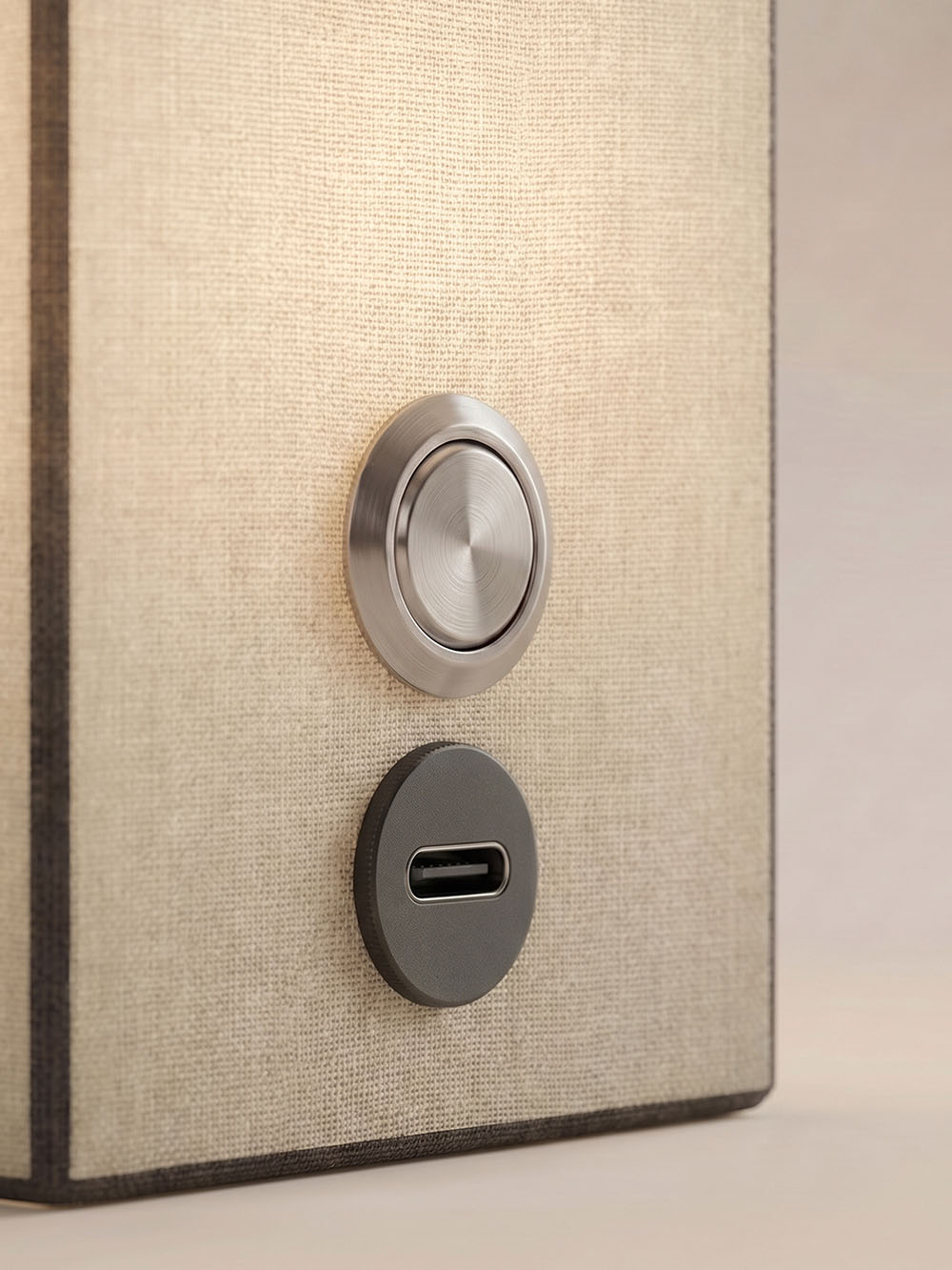 Forma Portable Lamp | Linen image 8