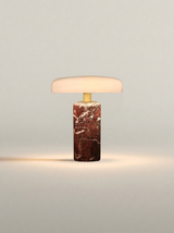 Raffaele Lamp | Red Marble — product view 1