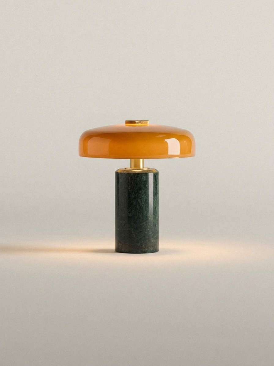 Raffaele Lamp | Verde & Amber