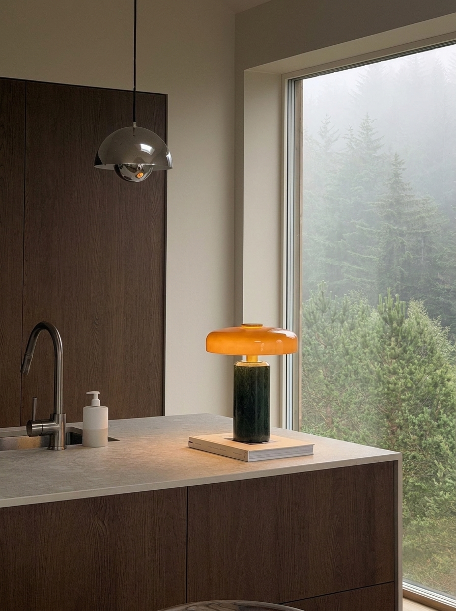 Raffaele Lamp | Verde & Amber — product view 4