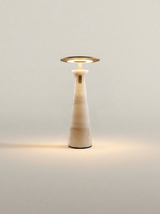 Vittorio Lamp | Ivory & Gold — product view 1
